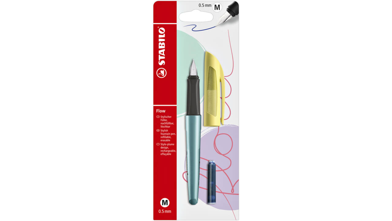 Vulpen STABILO Flow cosmetic medium citrus chill blister à 1 stuk
