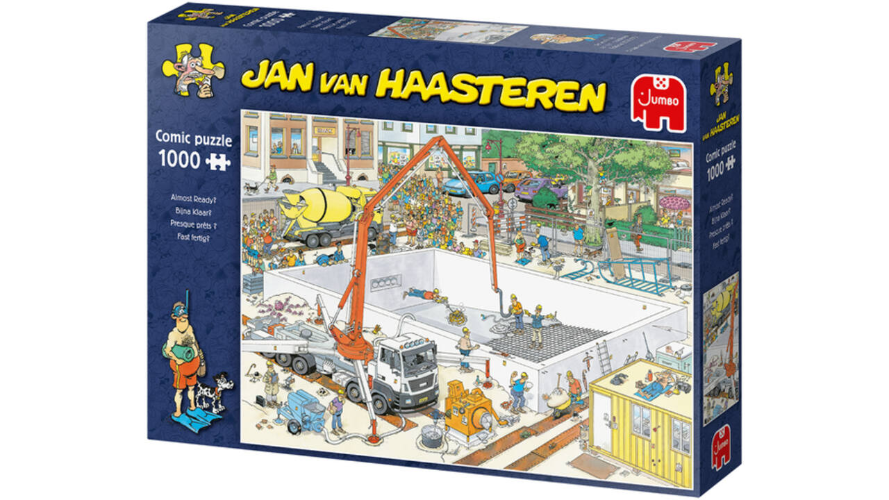 Puzzel Jan van Haasteren Bijna klaar? 1000 stukjes