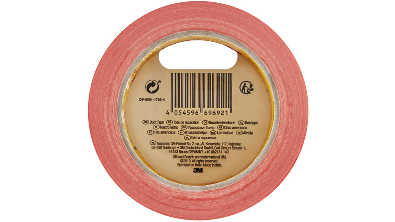 Plakband Scotch high visibility 48mmx25m oranje