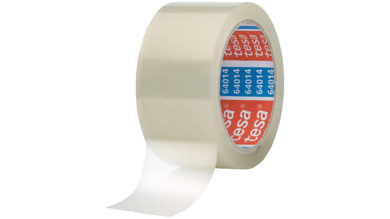 Verpakkingstape Tesa 64014 50mmx66m bruin PP