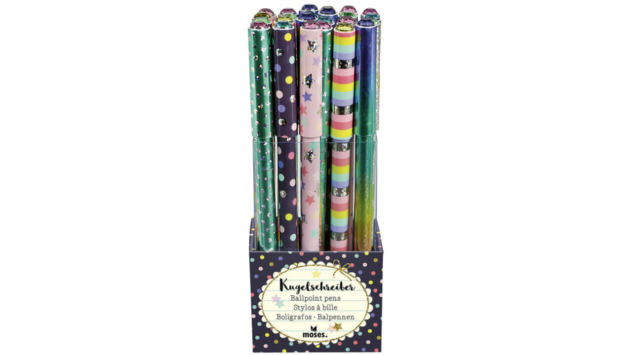 Balpen Flower & Friends 6 vrolijke variaties