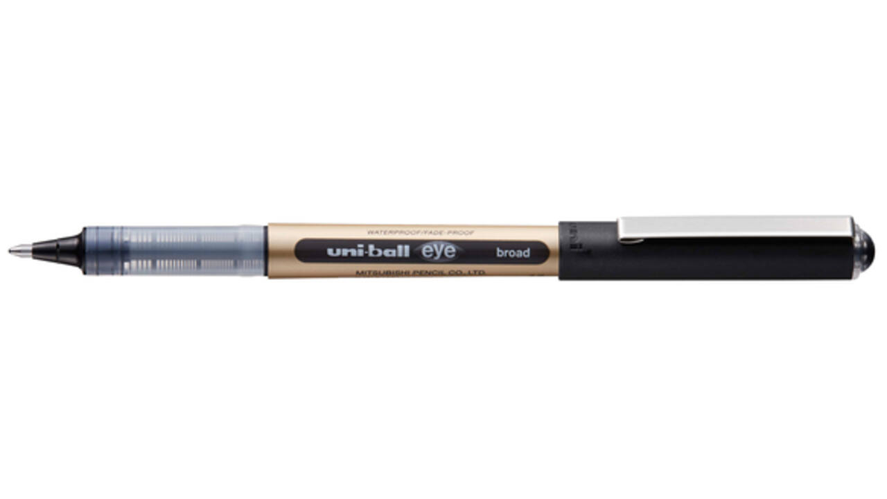Rollerpen Uni-ball Eye 150N breed zwart