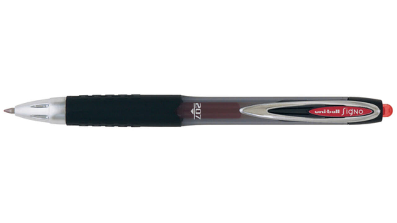 Gelschrijver Uni-ball Signo 207 medium rood