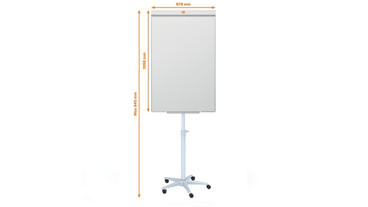 Flipover Nobo Classic mobiel staal retail