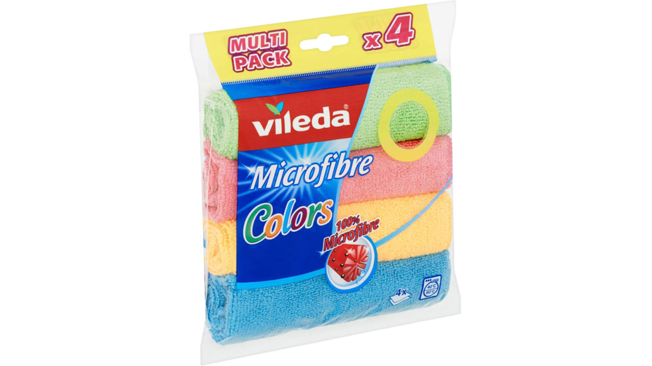 Microvezeldoeken Vileda 4-pack