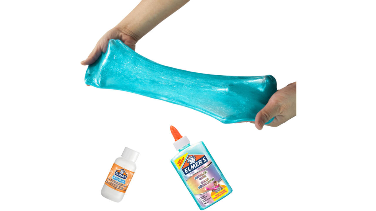 Kinderlijm Elmer's metallic blauw