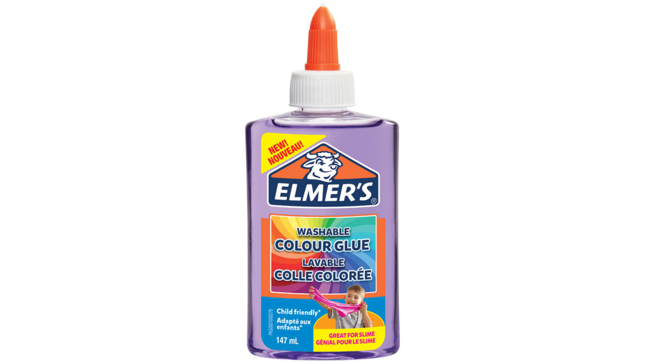 Kinderlijm Elmer's transparant paars