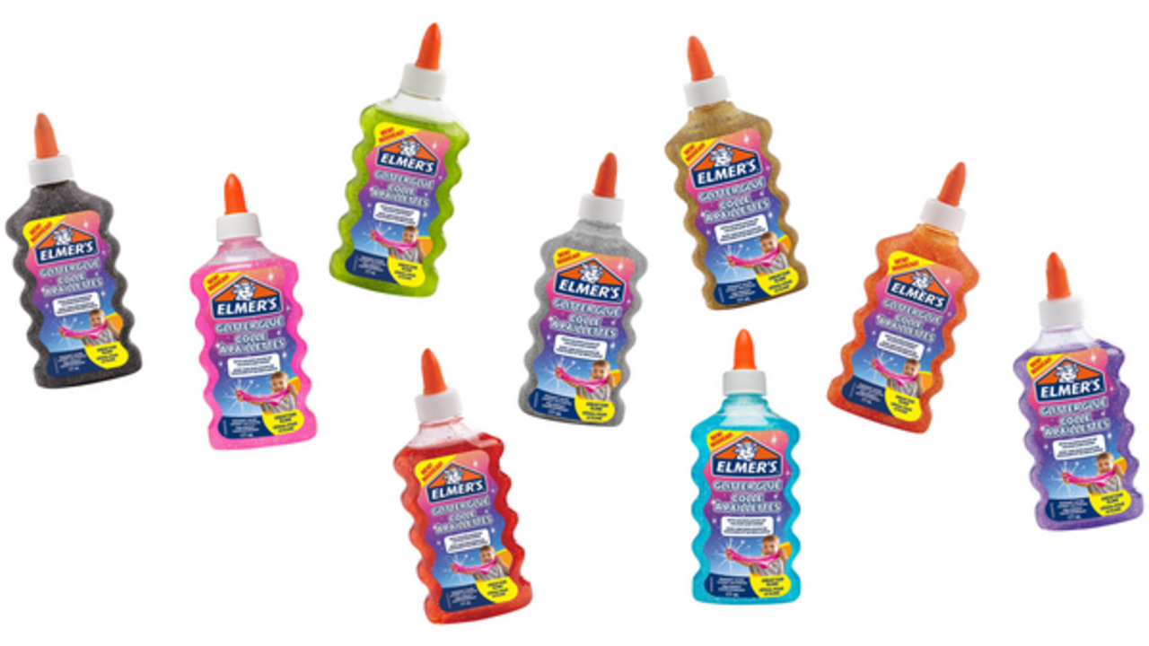 Kinderlijm Elmer's glitter zilver