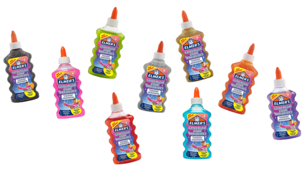 Kinderlijm Elmer's glitter zwart
