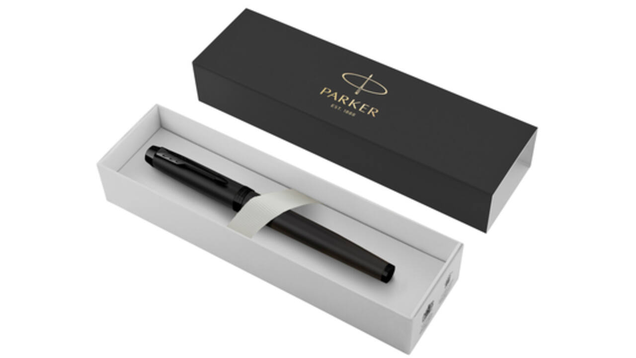 Vulpen Parker IM Achromatic GB matt black fijn