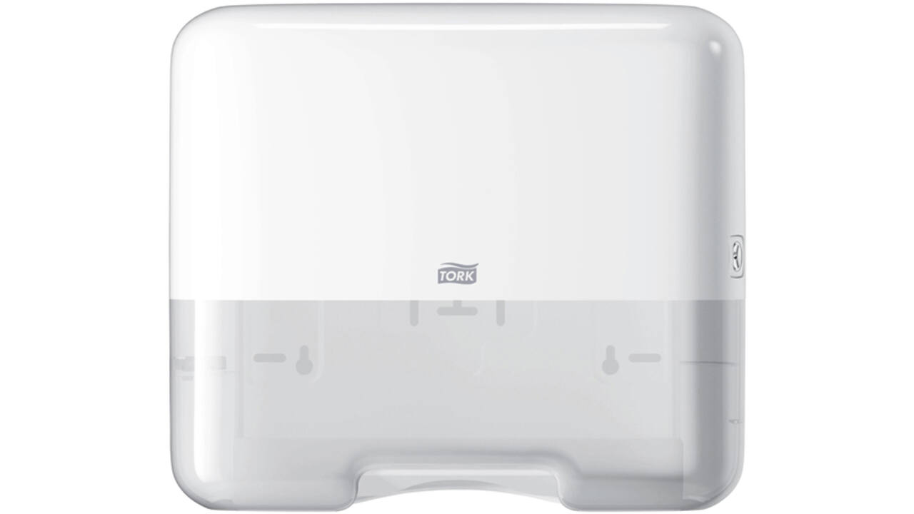 Handdoekdispenser Tork Mini H3 Elevation voor C- en Z-vouw handdoek wit 553100