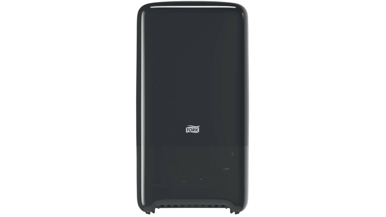 Toiletpapierdispenser Tork T6 Elevation medium duo zwart 557508