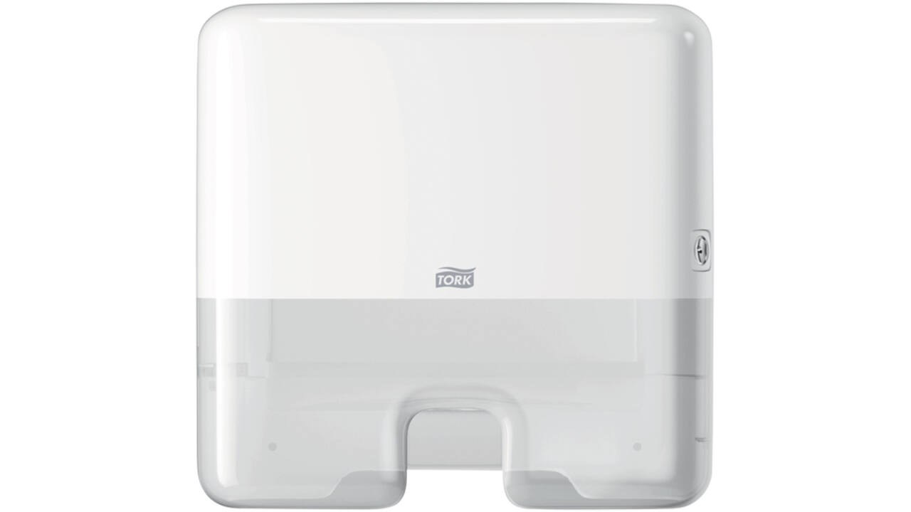 Handdoekdispenser Tork H2 Elevation Xpress klein wit 552100