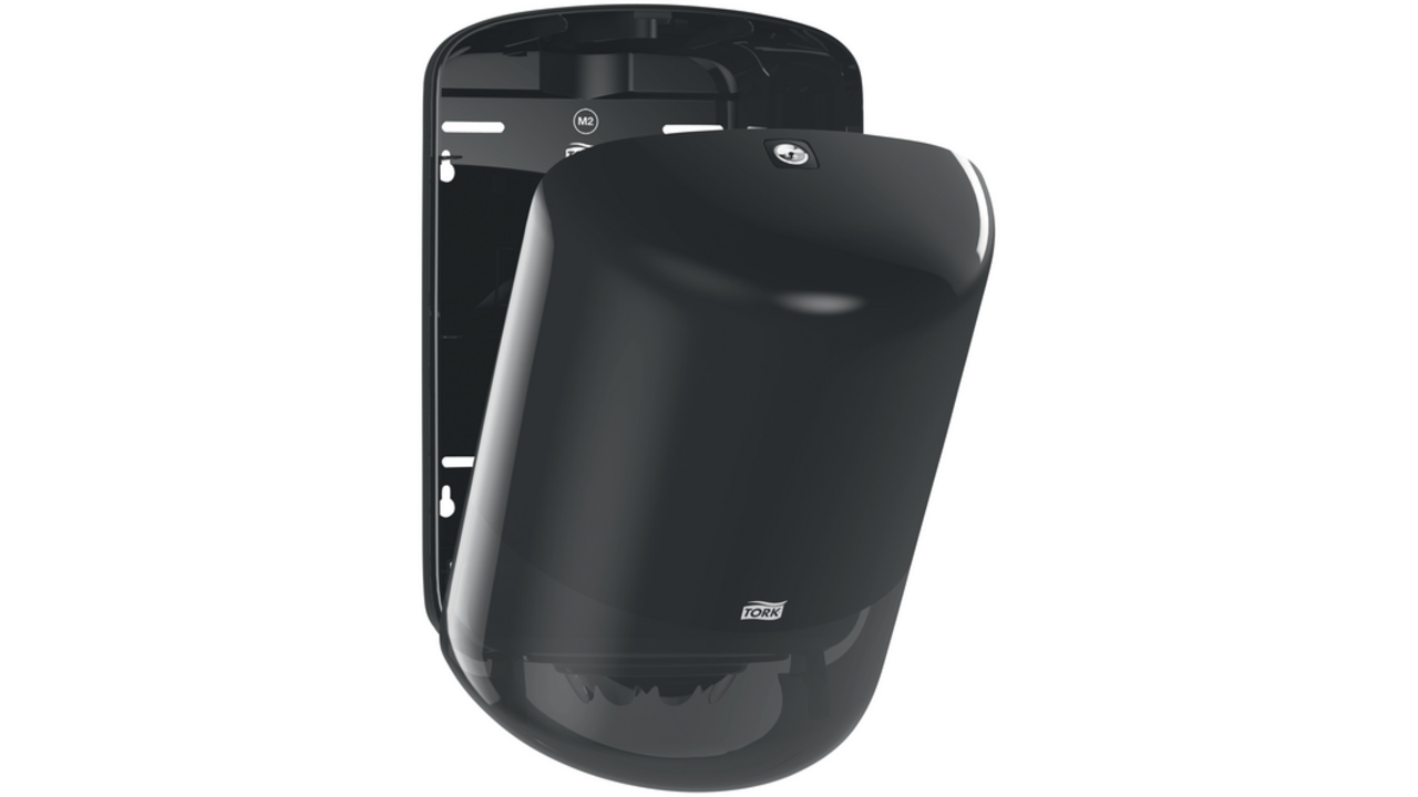 Poetspapierdispenser Tork M2 Elevation zwart 559008