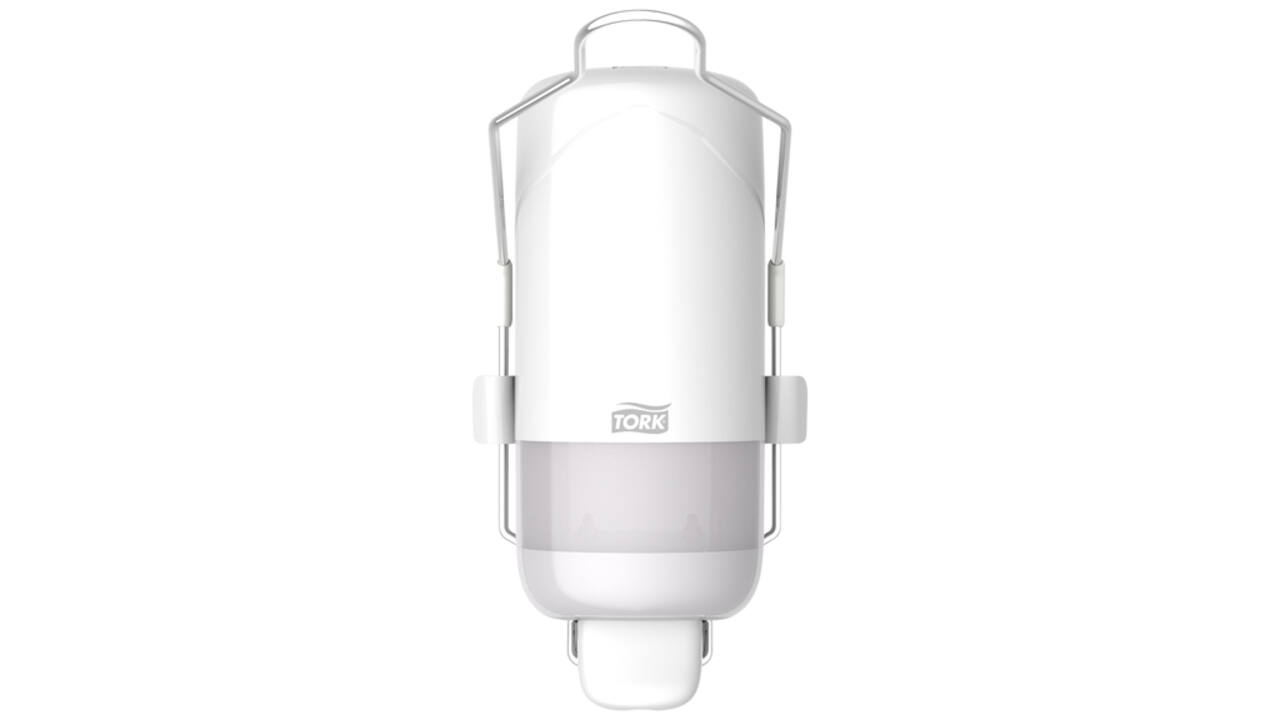 Zeepdispenser Tork met armbeugel S1 Elevation Vloeibare zeep wit 560101