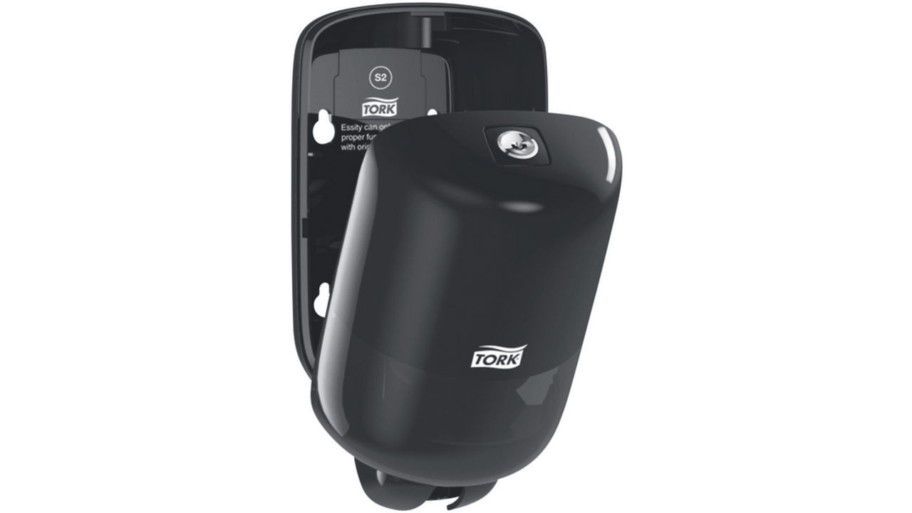 Zeepdispenser Tork Mini S2 Elevation compact design zwart 561008