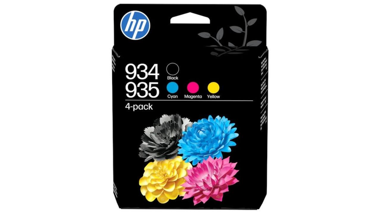 Inktcartridge HP 6ZC72AE 934/935 zwart + 3 kleuren