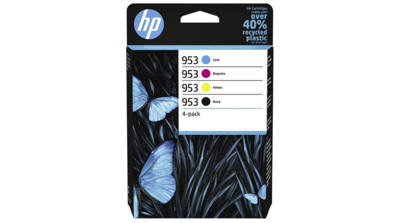 Inktcartridge HP 6ZC69AE 953 zwart + 3 kleuren