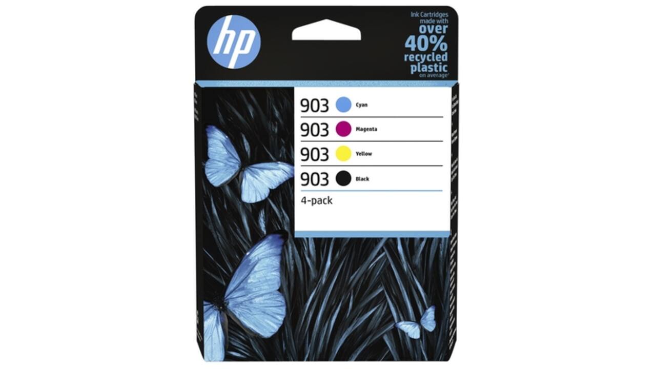 Inktcartridge HP 6ZC73AE 903 zwart + 3 kleuren