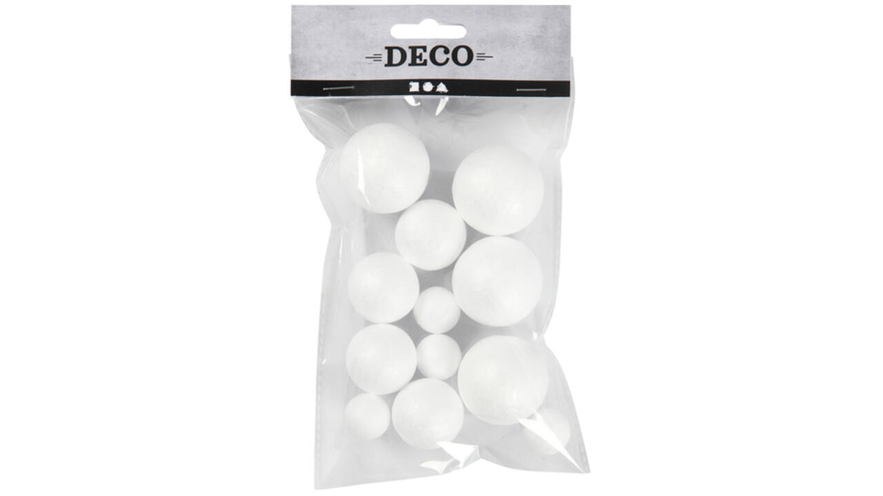 Bal Creativ Company styropor 20-30-40mm 12 stuks wit