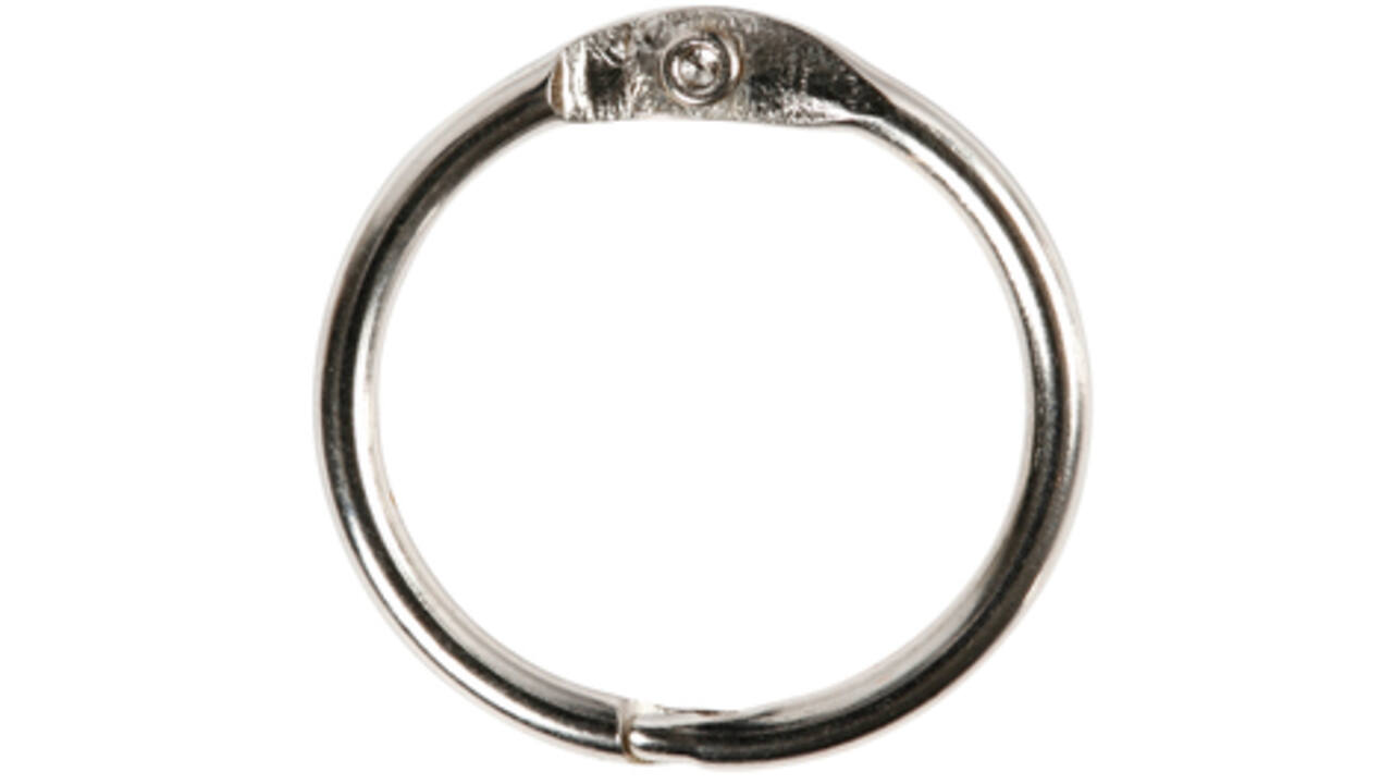 Boekbindersring Creativ Company 19mm zilver