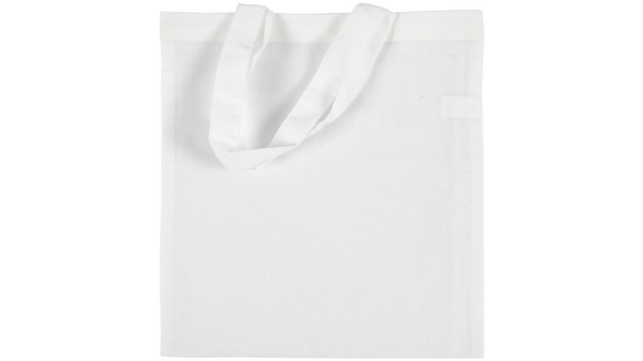 Tas Creativ Company 28x30cm katoen wit