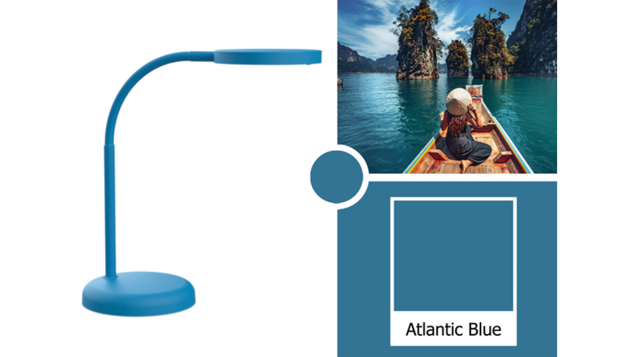 Bureaulamp MAUL Joy LED atlantic blue