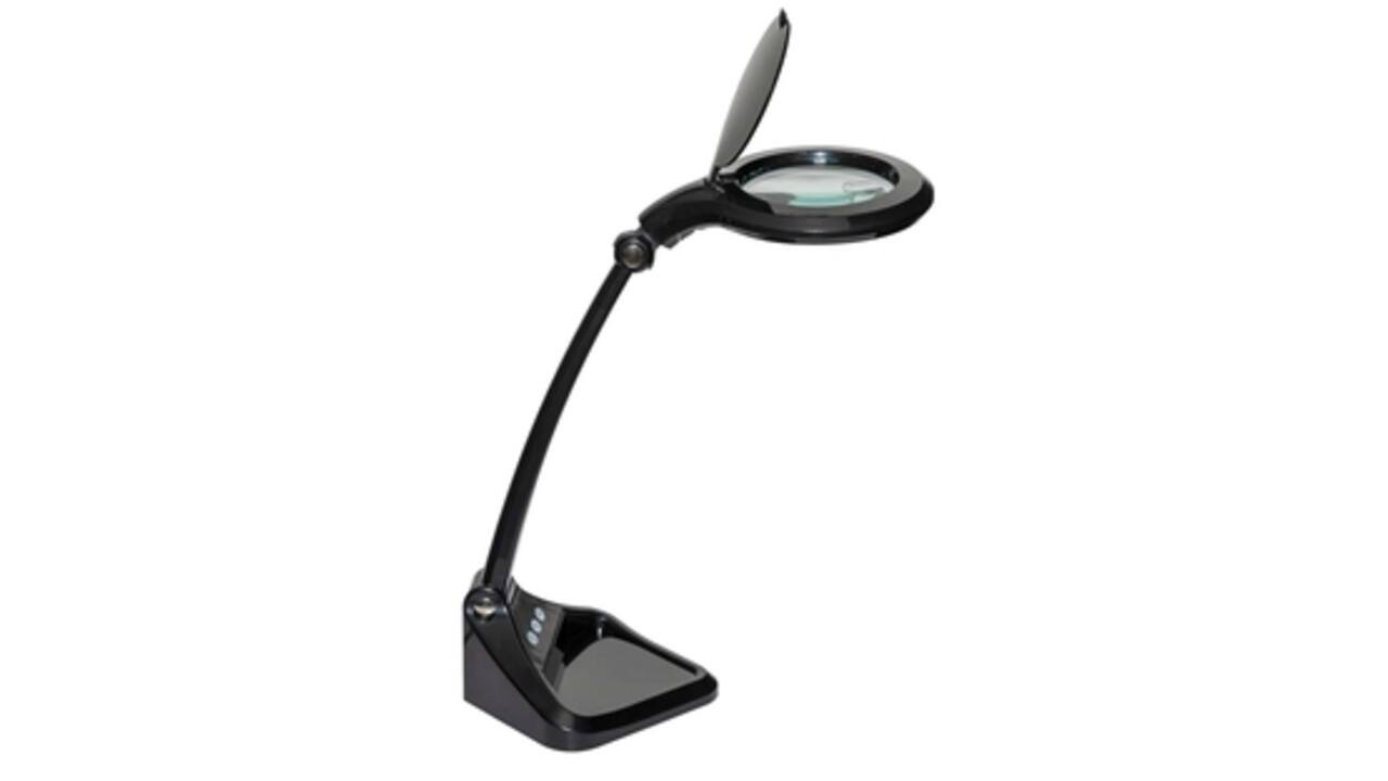 Loeplamp MAUL Iris LED dimbaar zwart