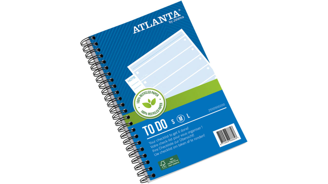 Things to do Djois Atlanta recycled papier Medium 195x135 100vel 70gr blauw