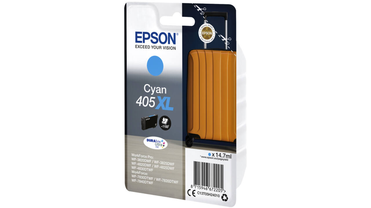 Inktcartridge Epson 405XL T05H24 blauw