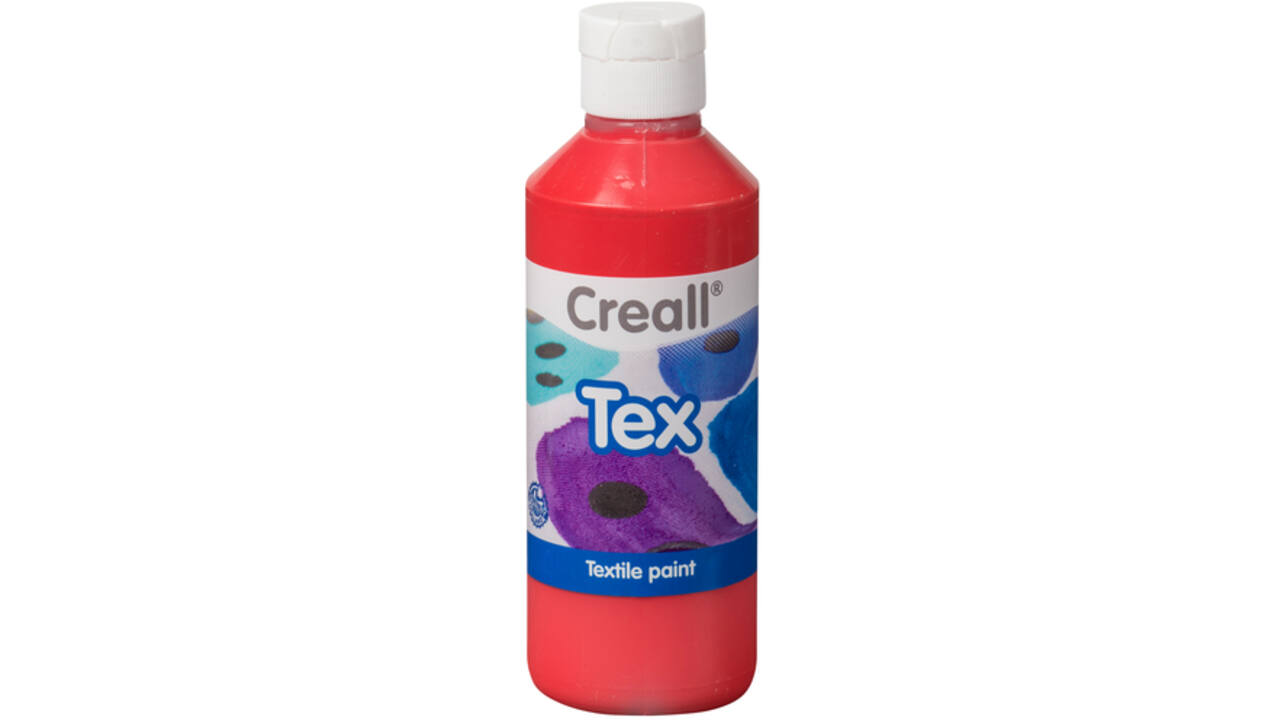 Textielverf Creall Tex rood 250ml