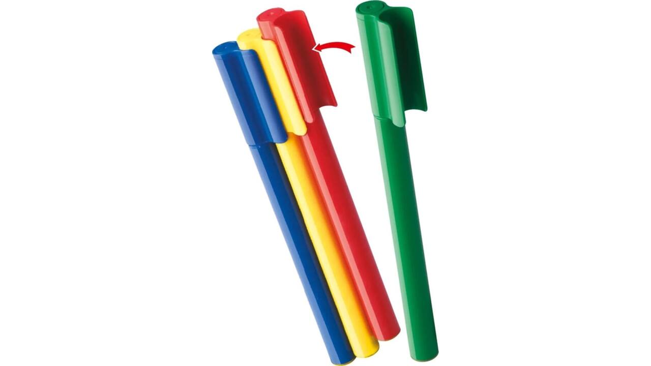 Kleurstift Faber-Castell Connector assorti koffer à 60 stuks