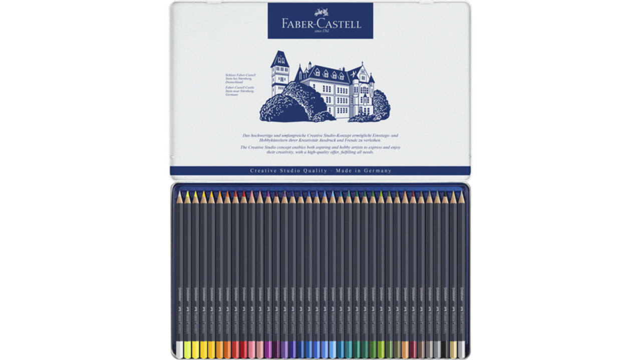 Kleurpotloden Faber-Castell Goldfaber assorti set à 36 stuks