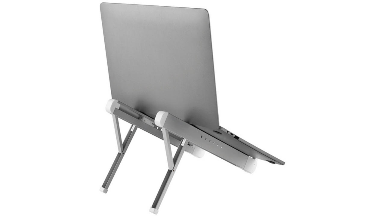 Laptopstandaard Neomounts NSLS010 opvouwbaar Zilver