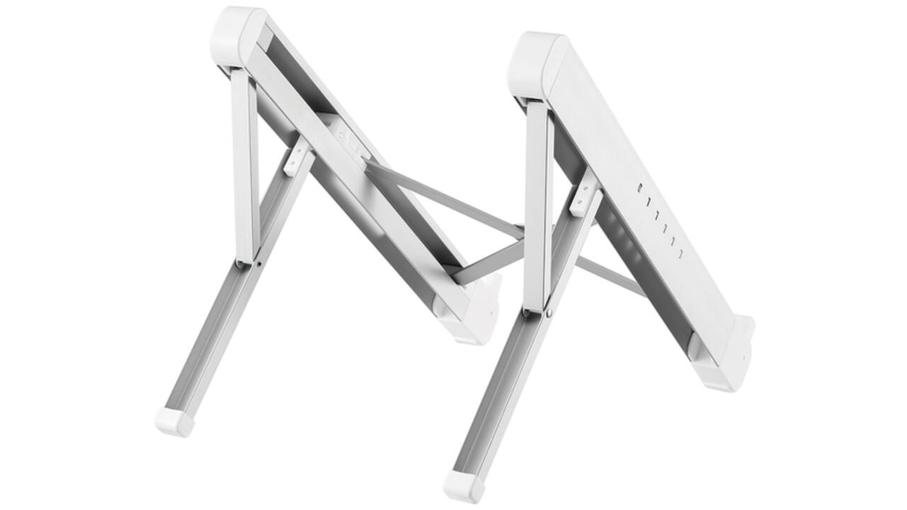Laptopstandaard Neomounts NSLS010 opvouwbaar Zilver