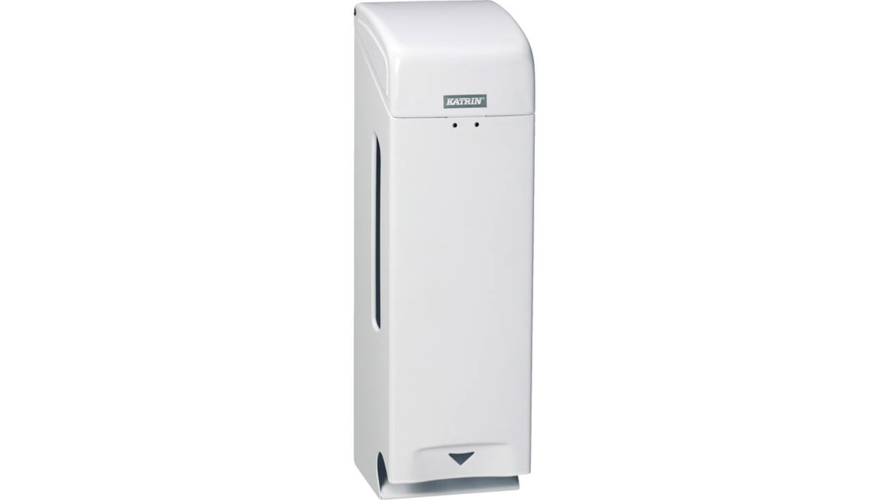 Dispenser Katrin 984503 toiletpapier 3rollen metaal wit