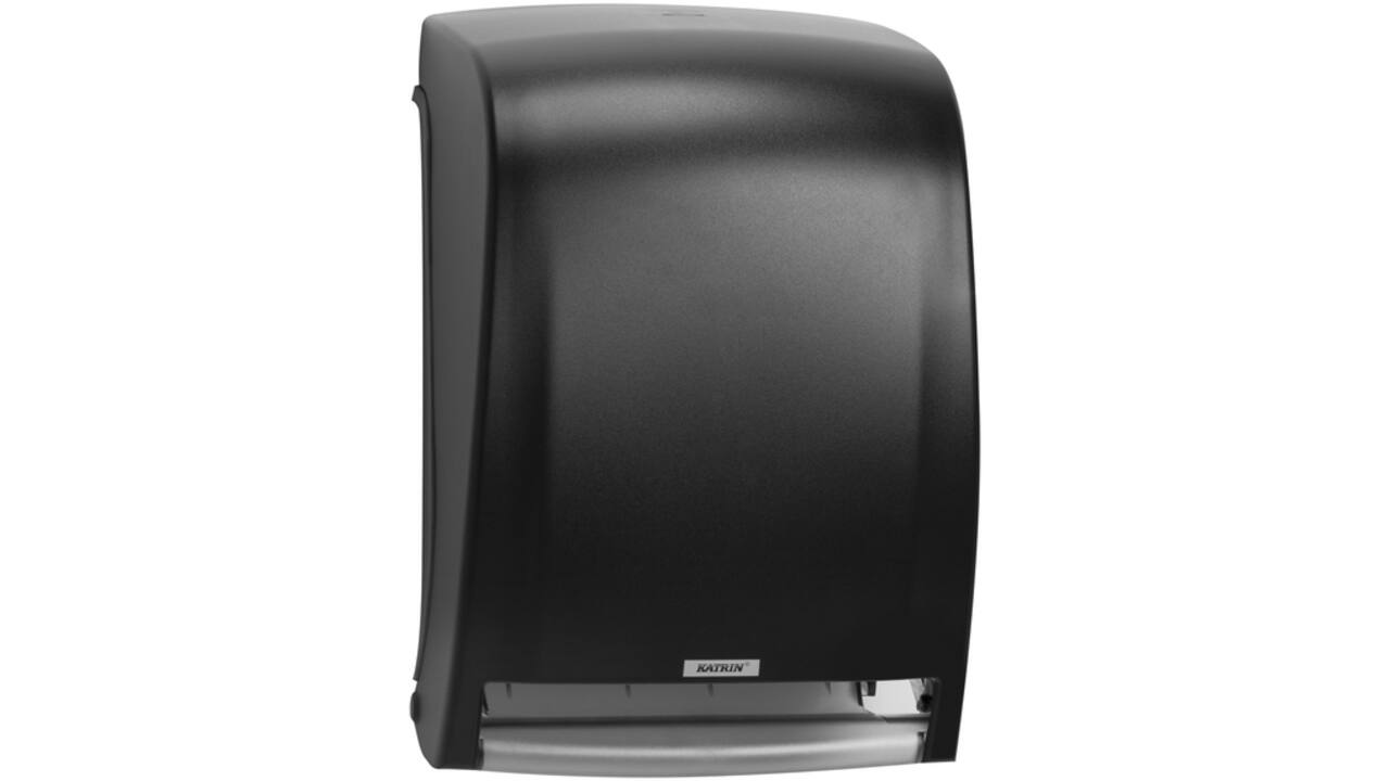 Dispenser Katrin 104438 handdoekrol elektrisch zwart