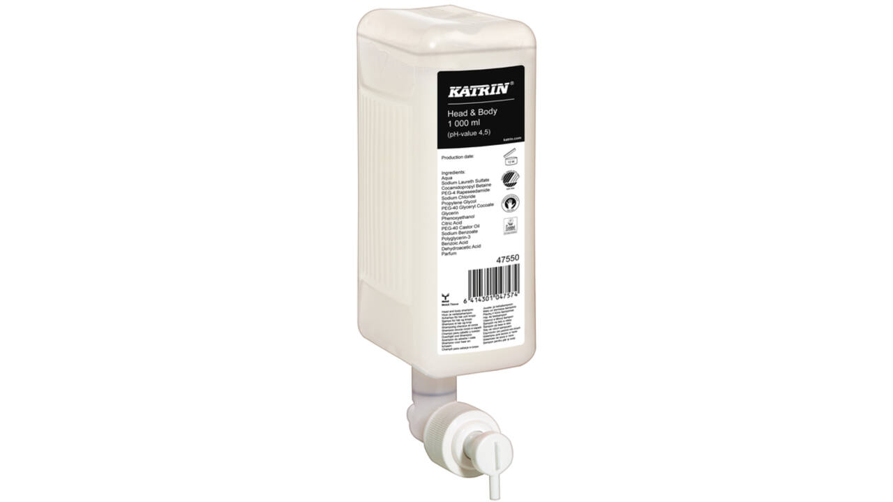 Handzeep Katrin Head & Body 1000ml 47550