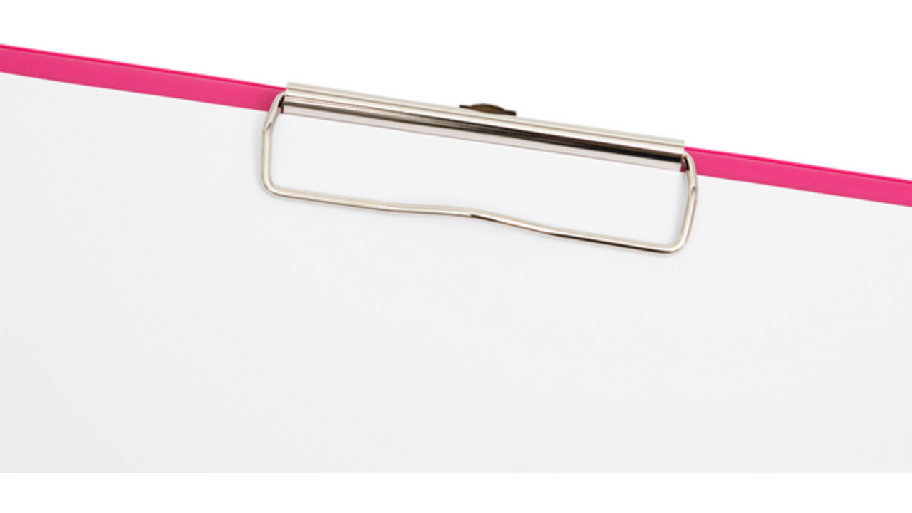 Klembord MAUL A4 staand PVC neon roze