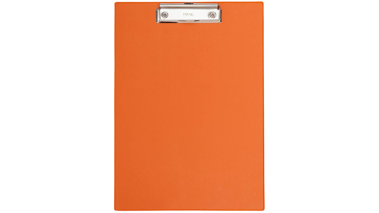 Klembord MAUL A4 staand PVC neon oranje