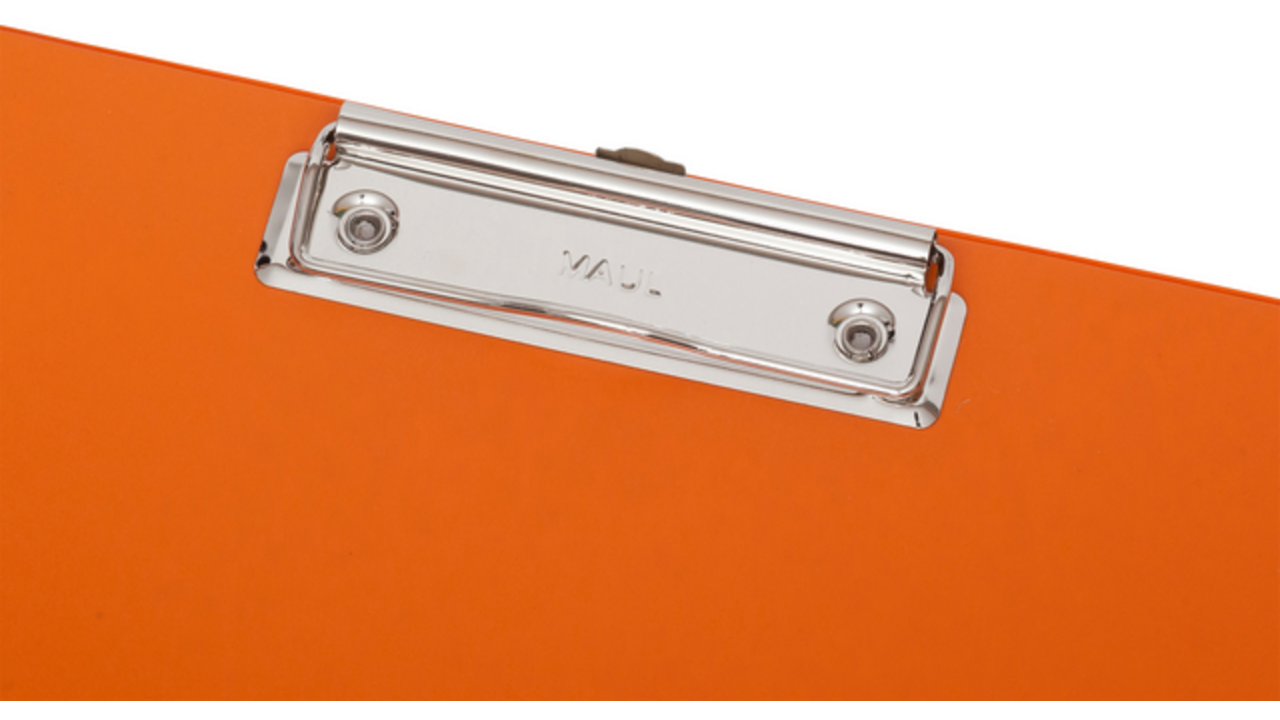 Klembord MAUL A4 staand PVC neon oranje