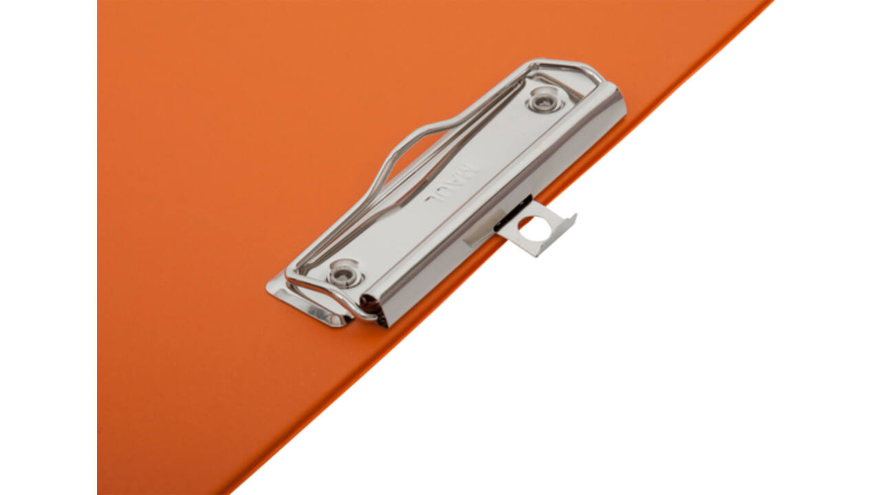 Klembord MAUL A4 staand PVC neon oranje