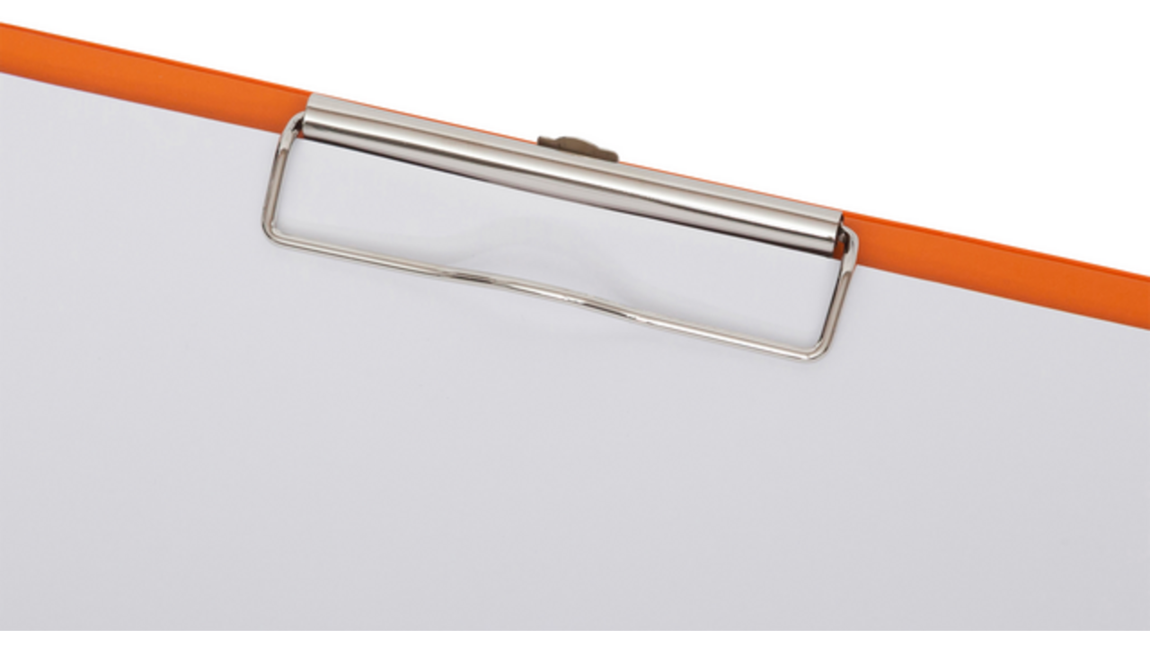Klembord MAUL A4 staand PVC neon oranje