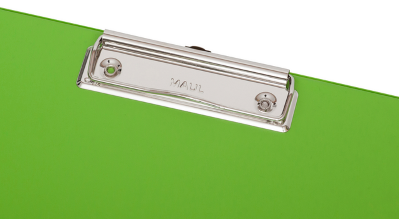 Klembord MAUL A4 staand PVC neon groen