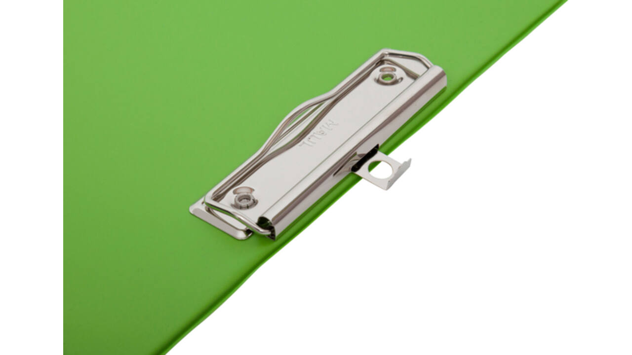 Klembord MAUL A4 staand PVC neon groen