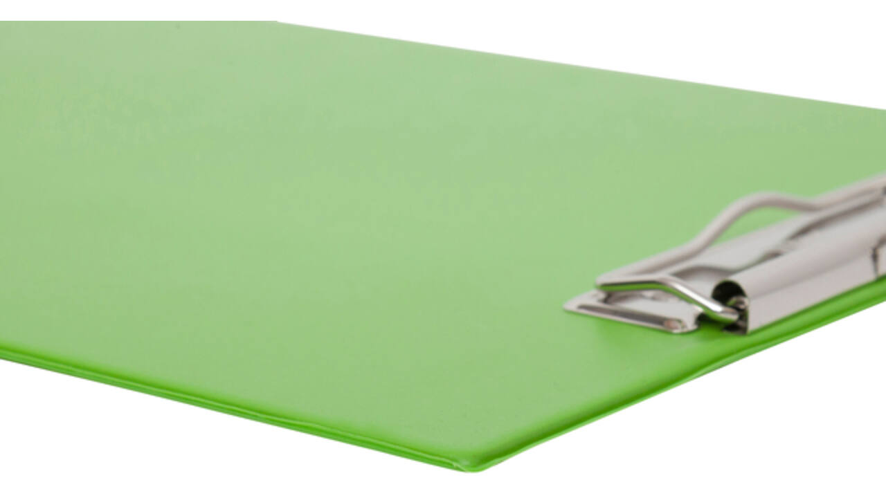 Klembord MAUL A4 staand PVC neon groen