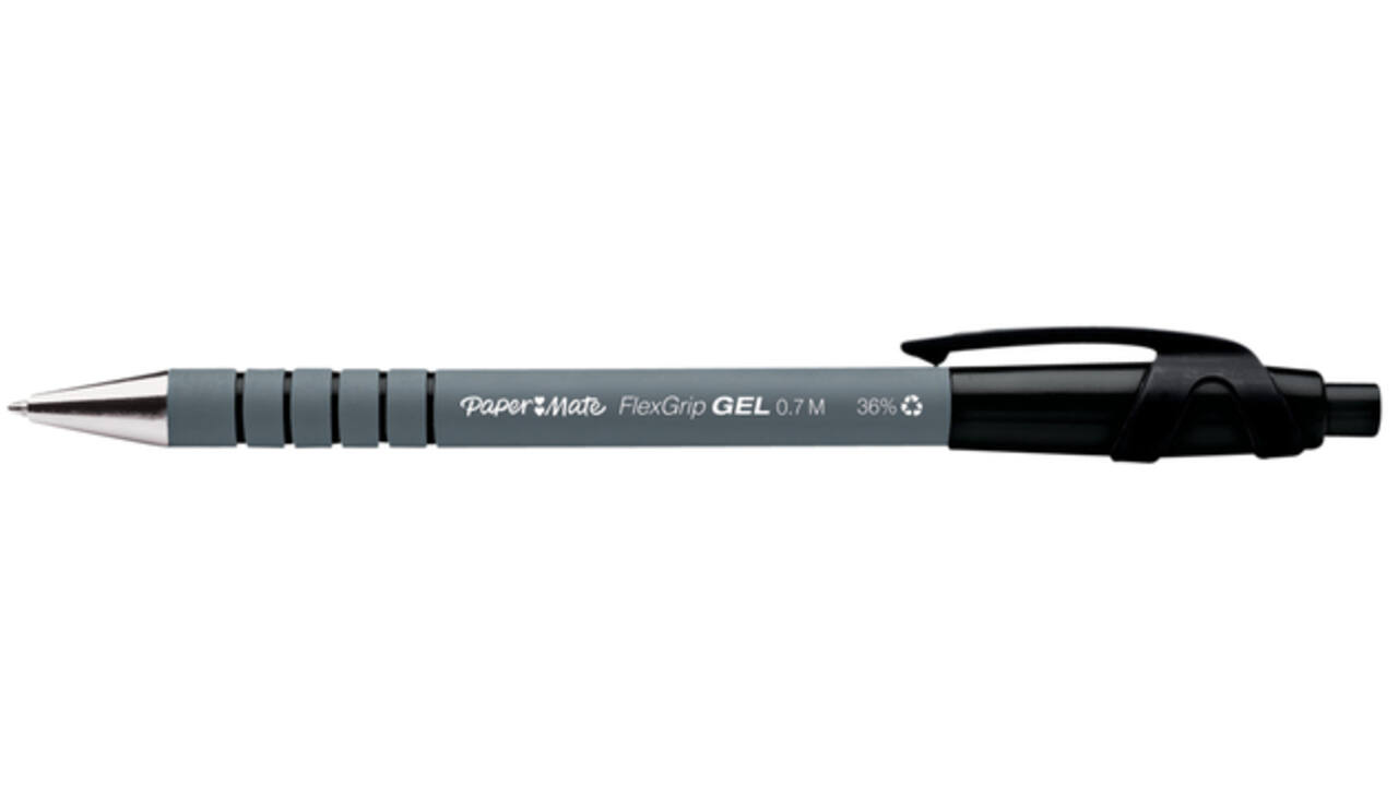 Gelschrijver Paper Mate FlexGrip medium zwart