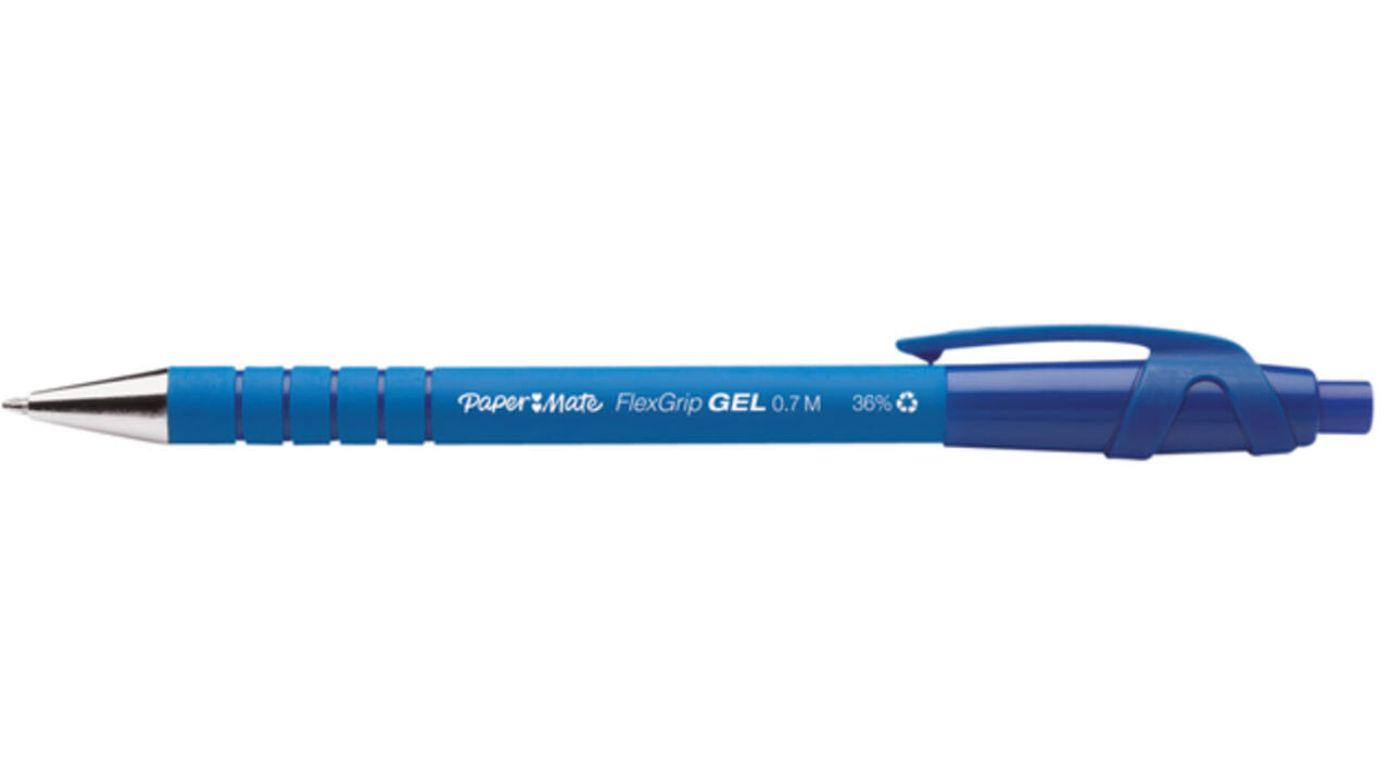 Gelschrijver Paper Mate FlexGrip medium blauw