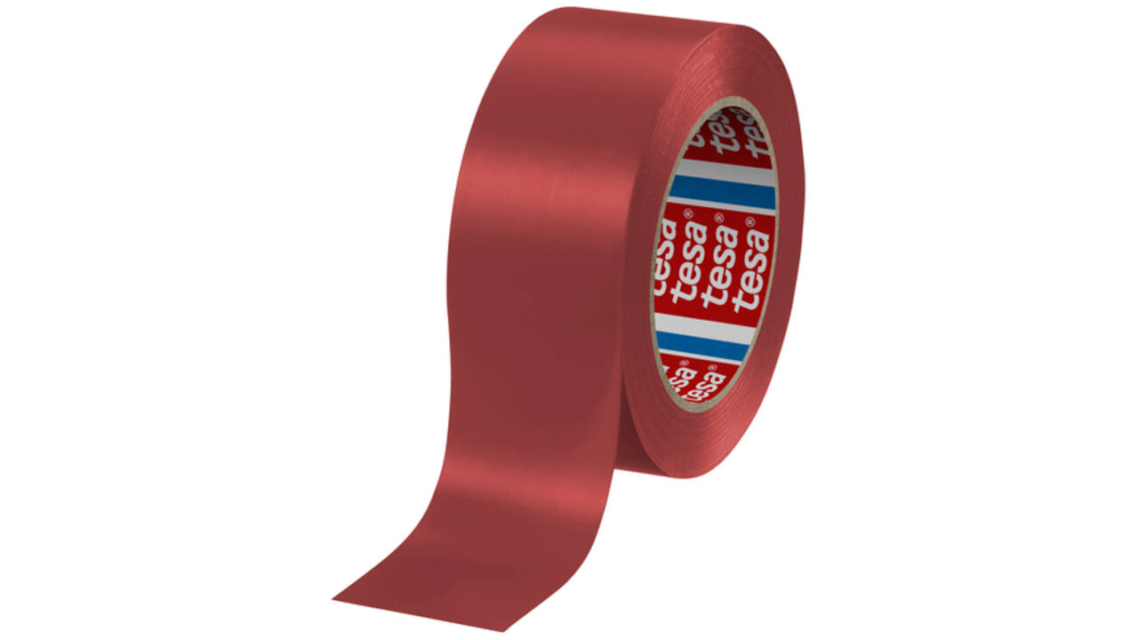 Vloermarkeringstape Tesa 04169 50mmx30m rood