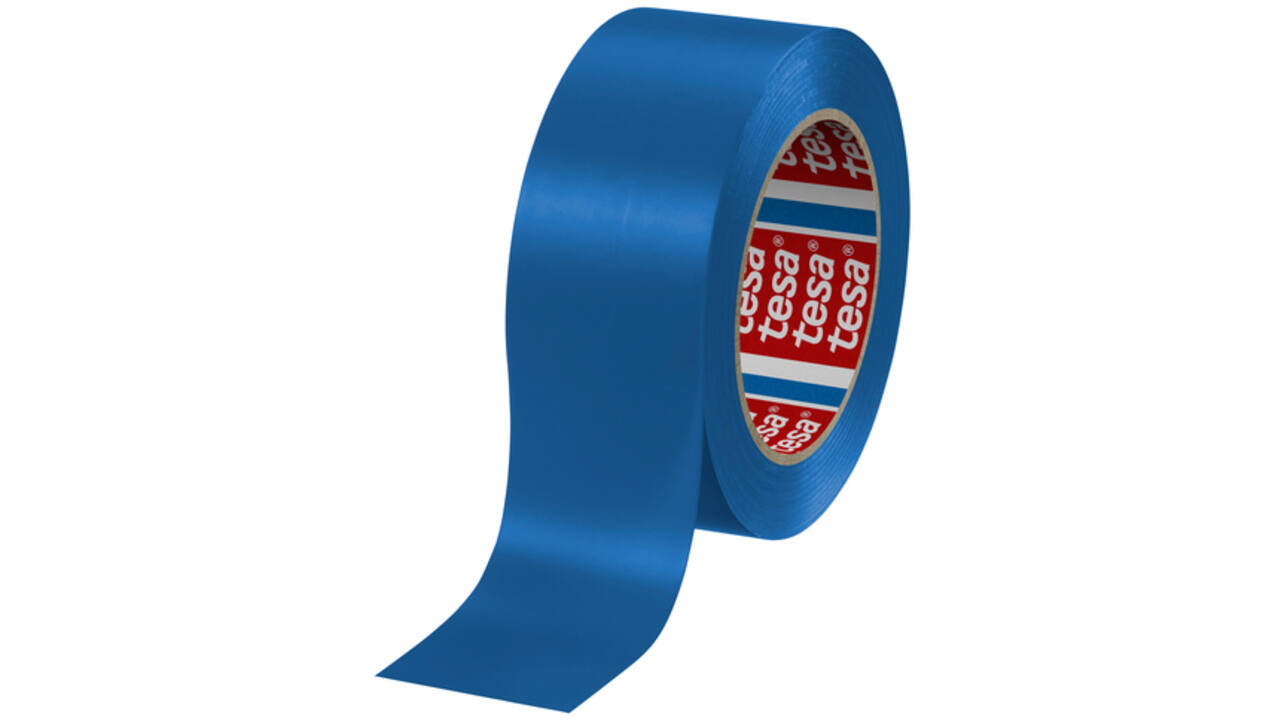 Vloermarkeringstape Tesa 04169 50mmx30m blauw